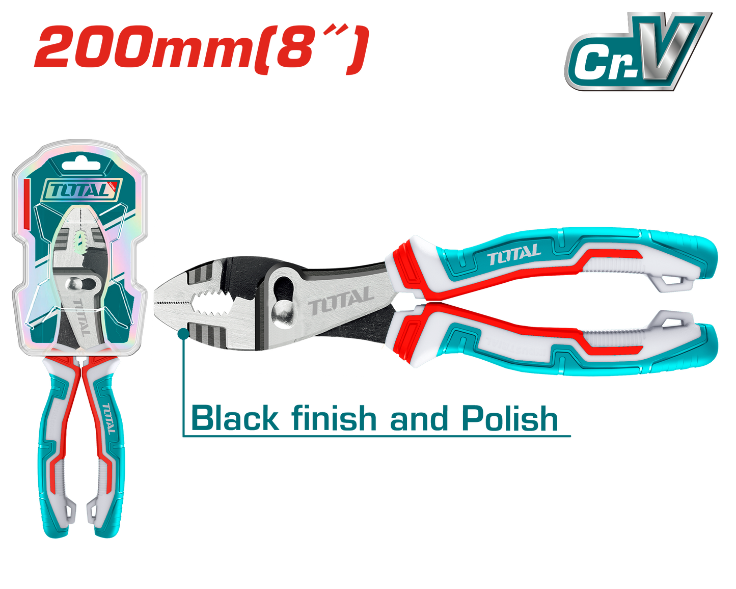 Industrial Slip Joint Pliers 200mm(8")