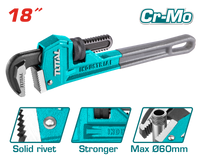 Industrial Ductile Iron Pipe Wrench 18" (Ø60mm Capacity)