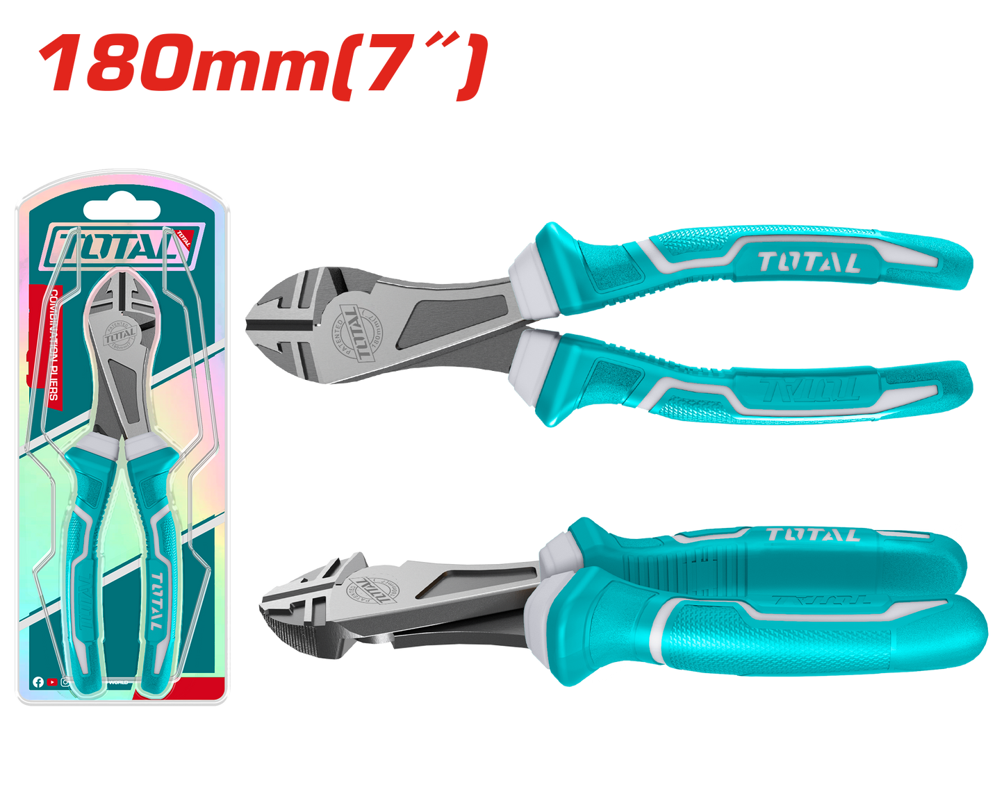 Heavy-Duty Diagonal Cutting Pliers 180mm(7")