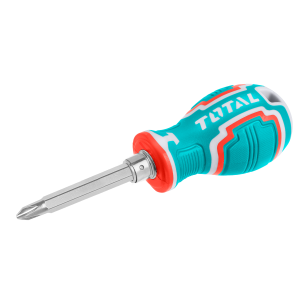 2-in-1 Interchangeable Double-Ended Screwdriver (PH2 + SL6)