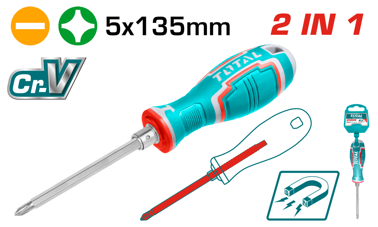 Screwdriver Set 2-in-1 - 5x135mm