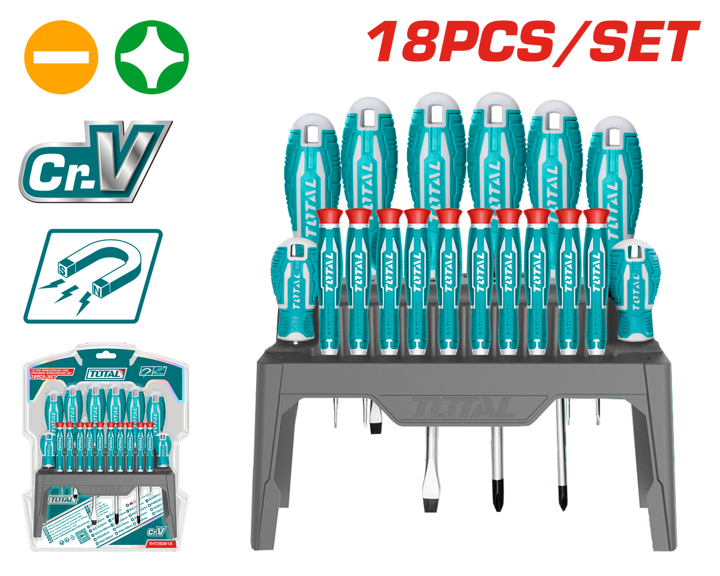 Master Screwdriver & Precision Bench Station Set (18 pieces)