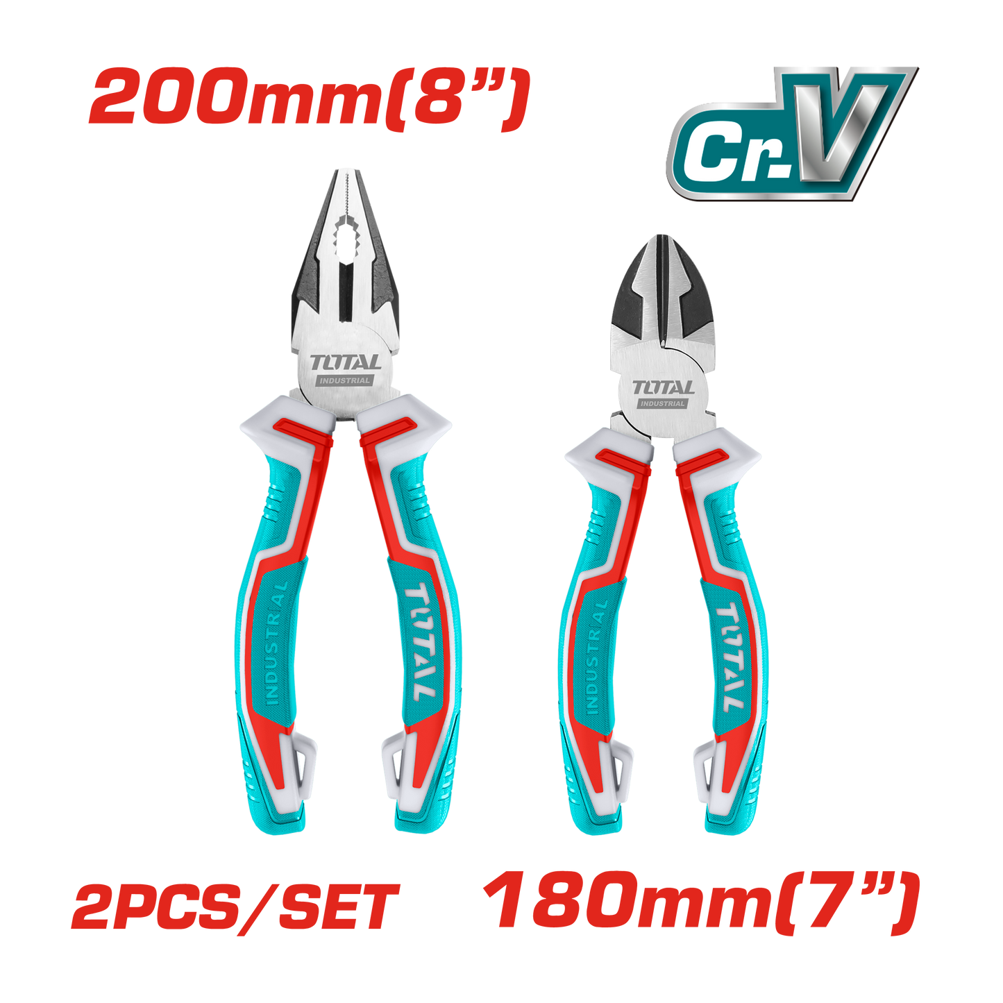 Industrial CR-V Pliers Set (2 pieces)