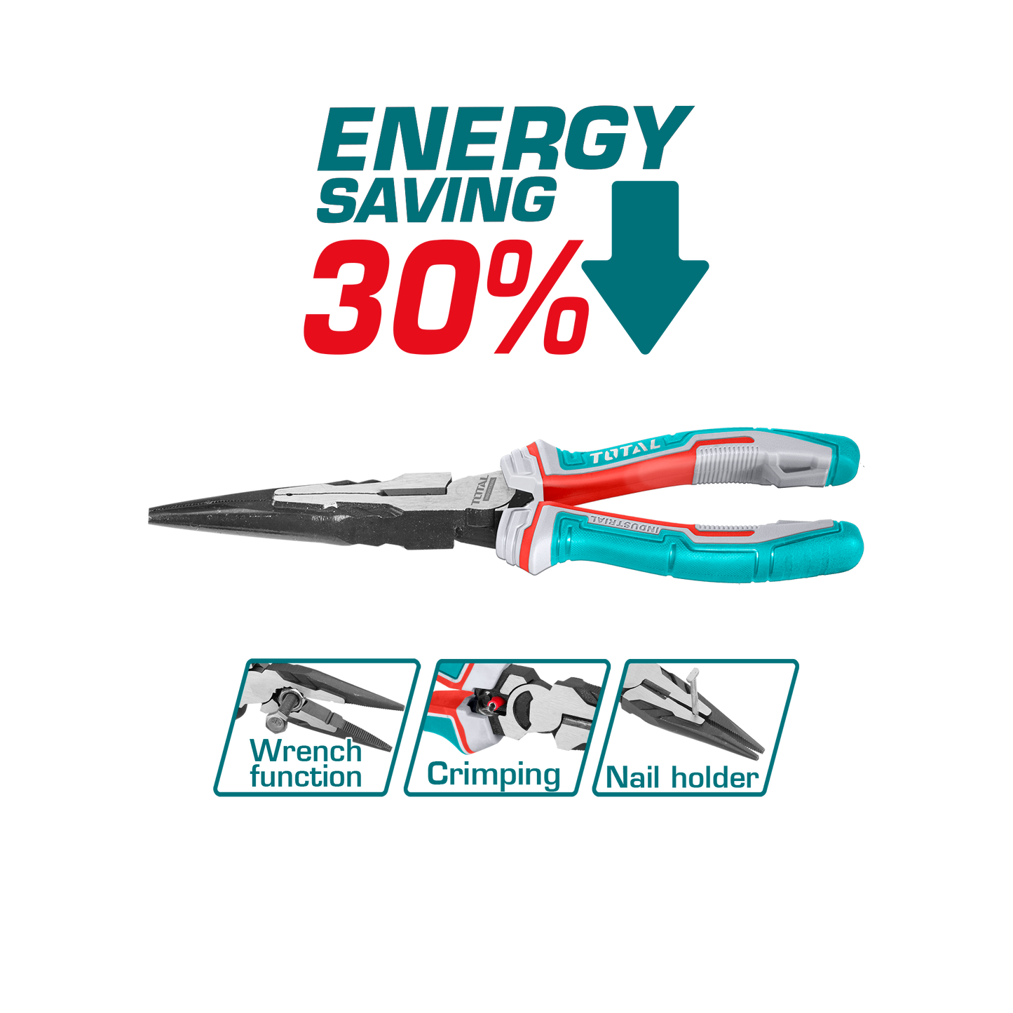 High-Leverage Industrial Pliers Set (4 pieces)