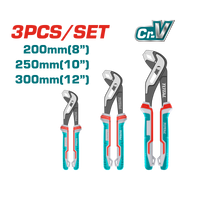 Industrial Cr-V Pump Pliers Set (3 pieces)