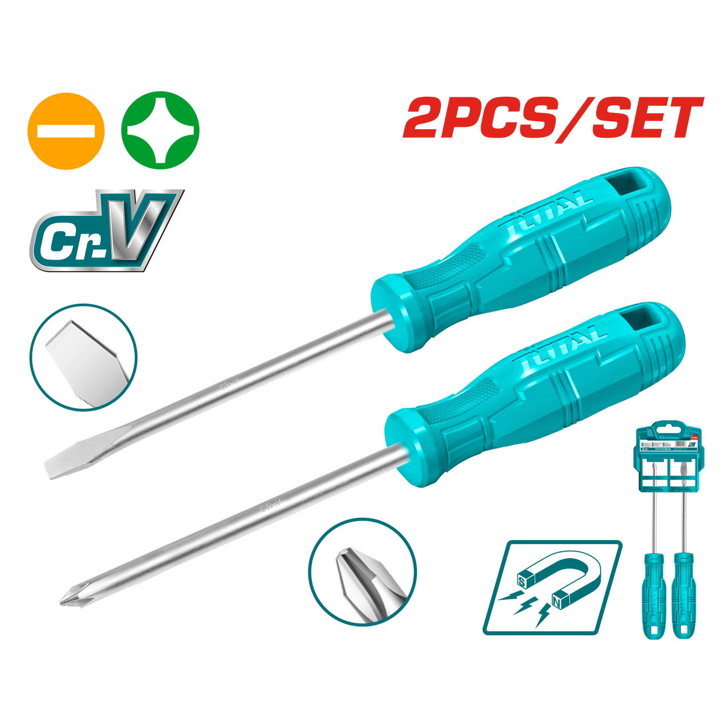 Screwdriver Set SL6 + PH2 (2 Pieces Set)