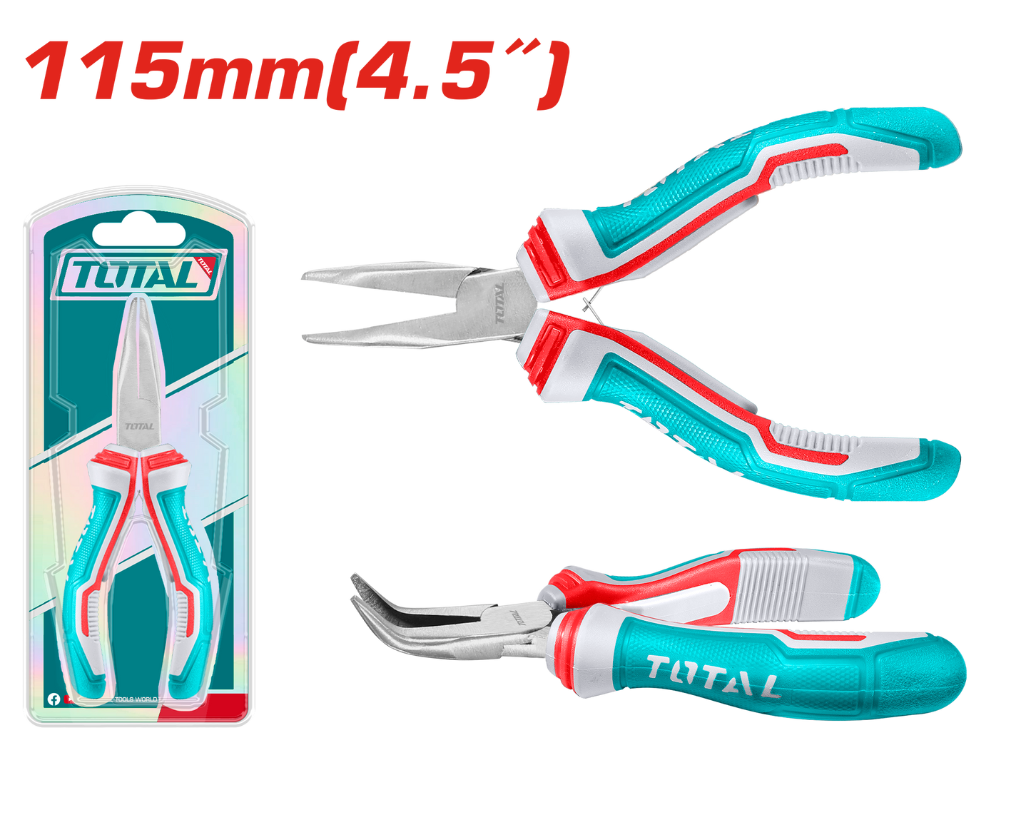 Precision Mini Bent Nose Pliers 115mm(4.5")
