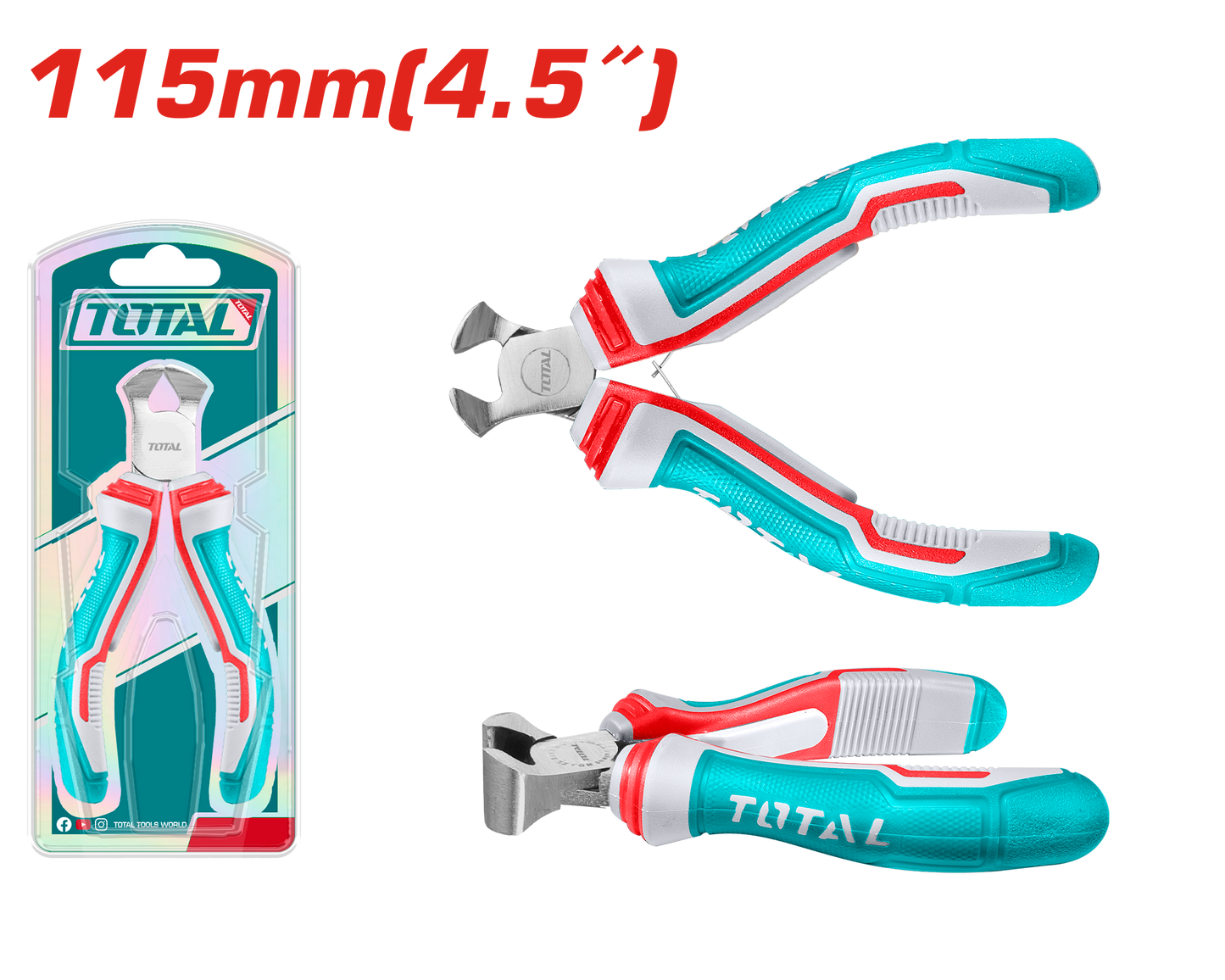 Precision Mini End Cutting Pliers 115mm(4.5")