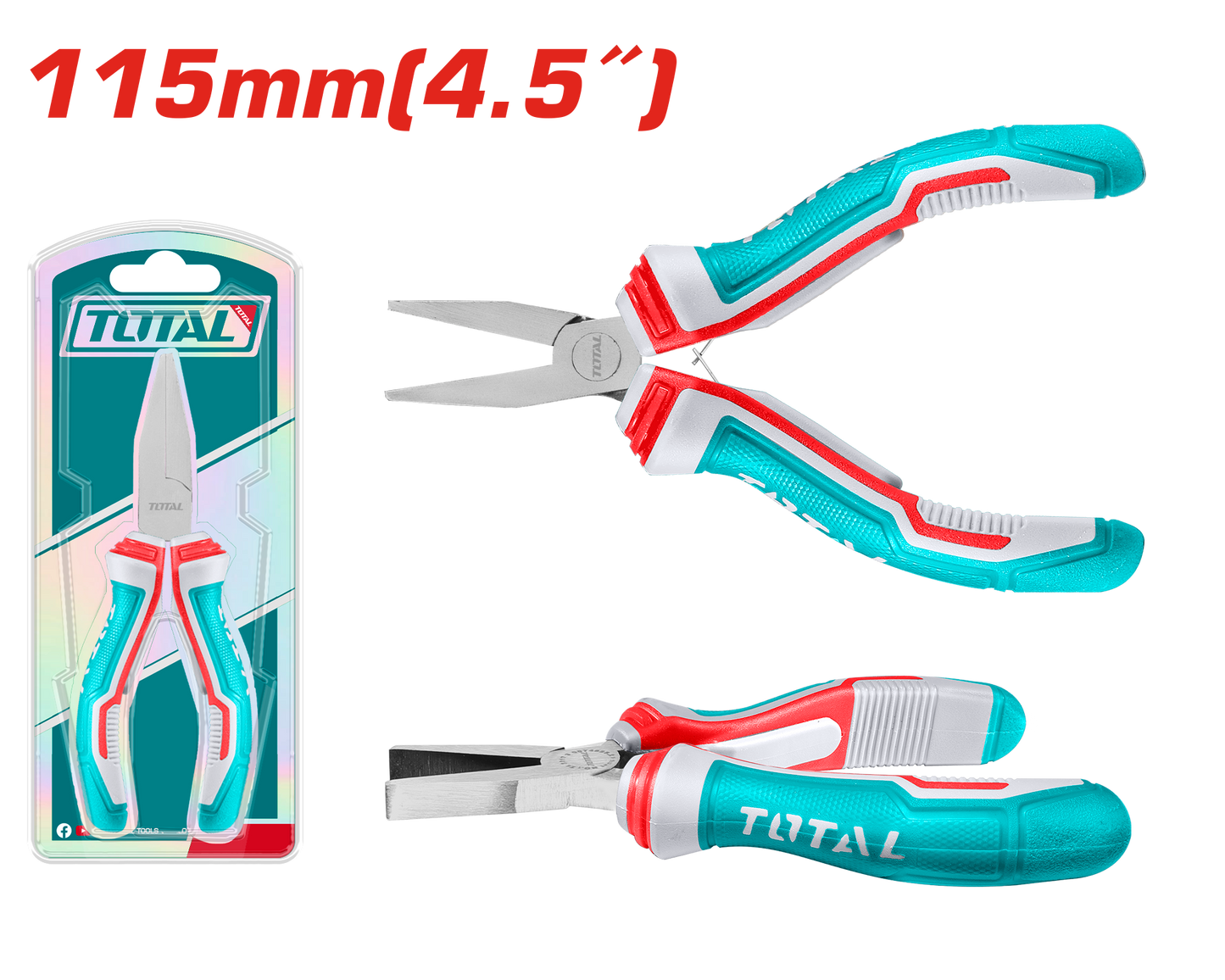 Precision Mini Flat Nose Pliers 115mm(4.5")