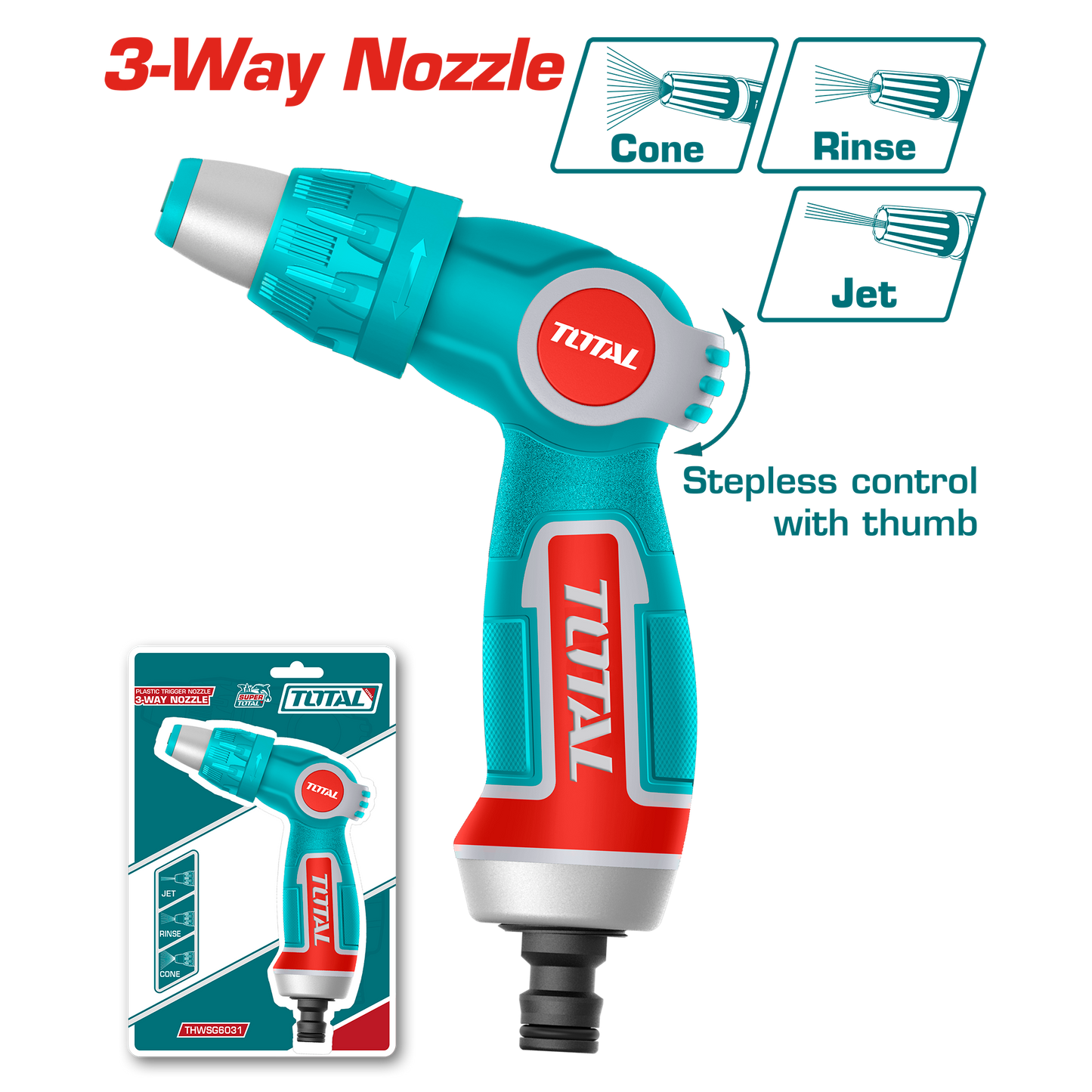 Plastic Trigger Nozzle 3-Way