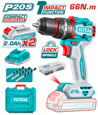 Compact Brushless Cordless Impact Drill 66N.m - P20S 2.0Ah