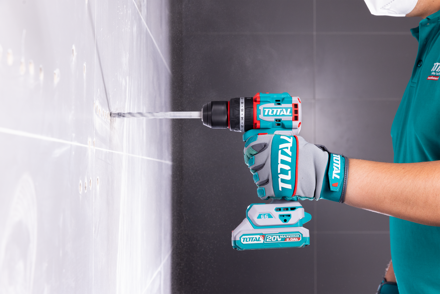 Compact Brushless Cordless Impact Drill 66N.m - P20S 2.0Ah