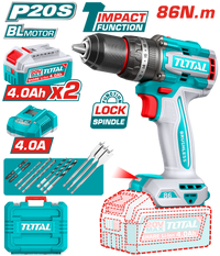 Brushless Cordless Impact Drill 86N.m - P20S 4.0Ah