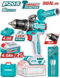 Brushless Cordless High-Torque Impact Drill 96N.m - P20S 4.0Ah