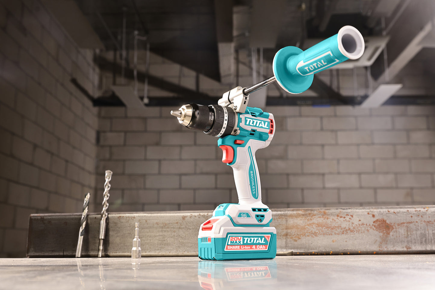 Brushless Cordless High-Torque Impact Drill 96N.m - P20S 4.0Ah
