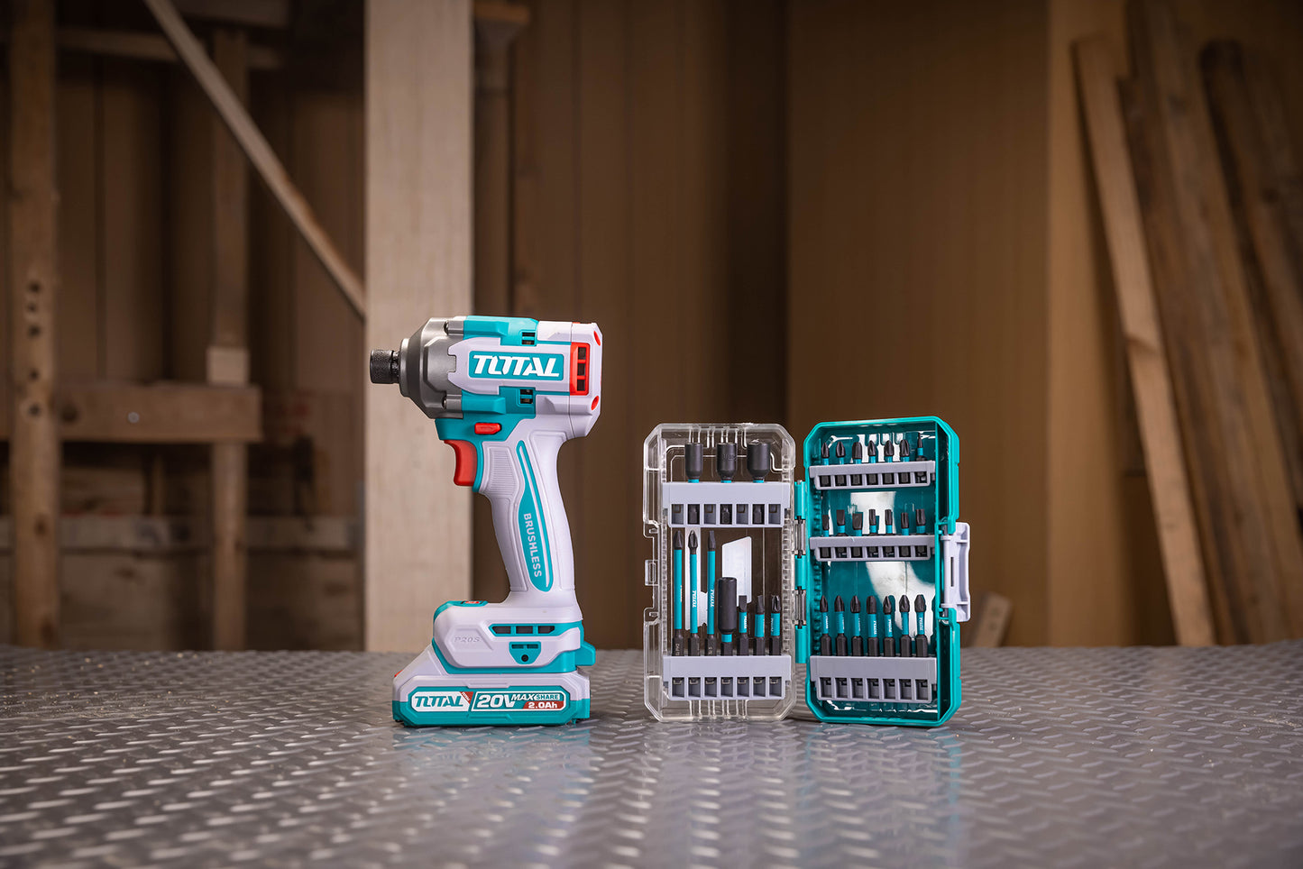 Brushless Cordless Impact Driver 285N.m - 1/4" Hex - P20S 2.0Ah