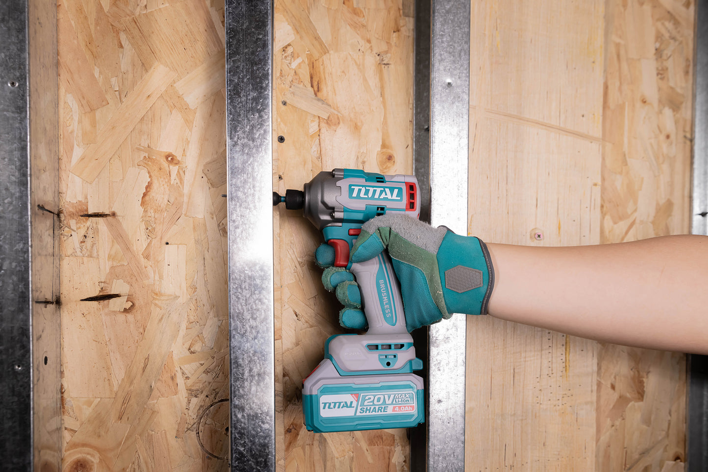 Brushless Cordless Impact Driver 285N.m - 1/4" Hex - P20S 2.0Ah