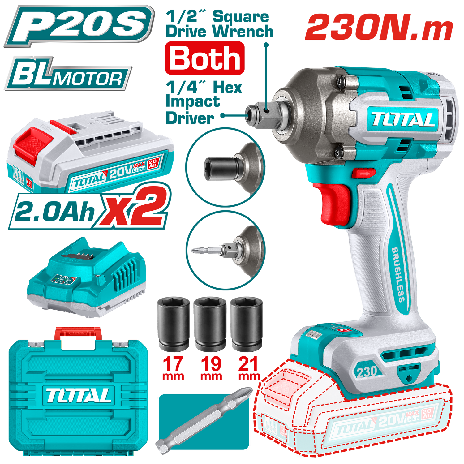 Cordless impact wrench