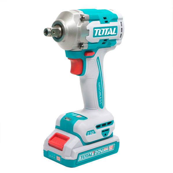 Cordless Impact Driver & Wrench 230N.m - 1/4" Hex + 1/2" Square Drive - P20S 2.0Ah