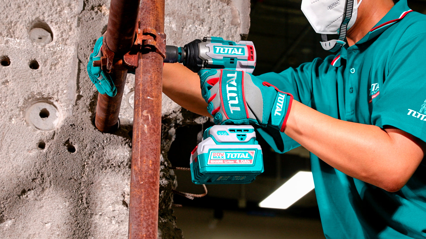 Brushless Cordless Impact Wrench 550N.m - 1/2" Square Drive - P20S 4.0Ah