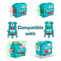 Tripod for Laser Levels 5/8" + 1/4" Thread - 1.2m