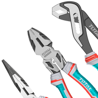 Industrial High-Leverage Pliers & Locking Clamping Pliers Kit 7 pieces