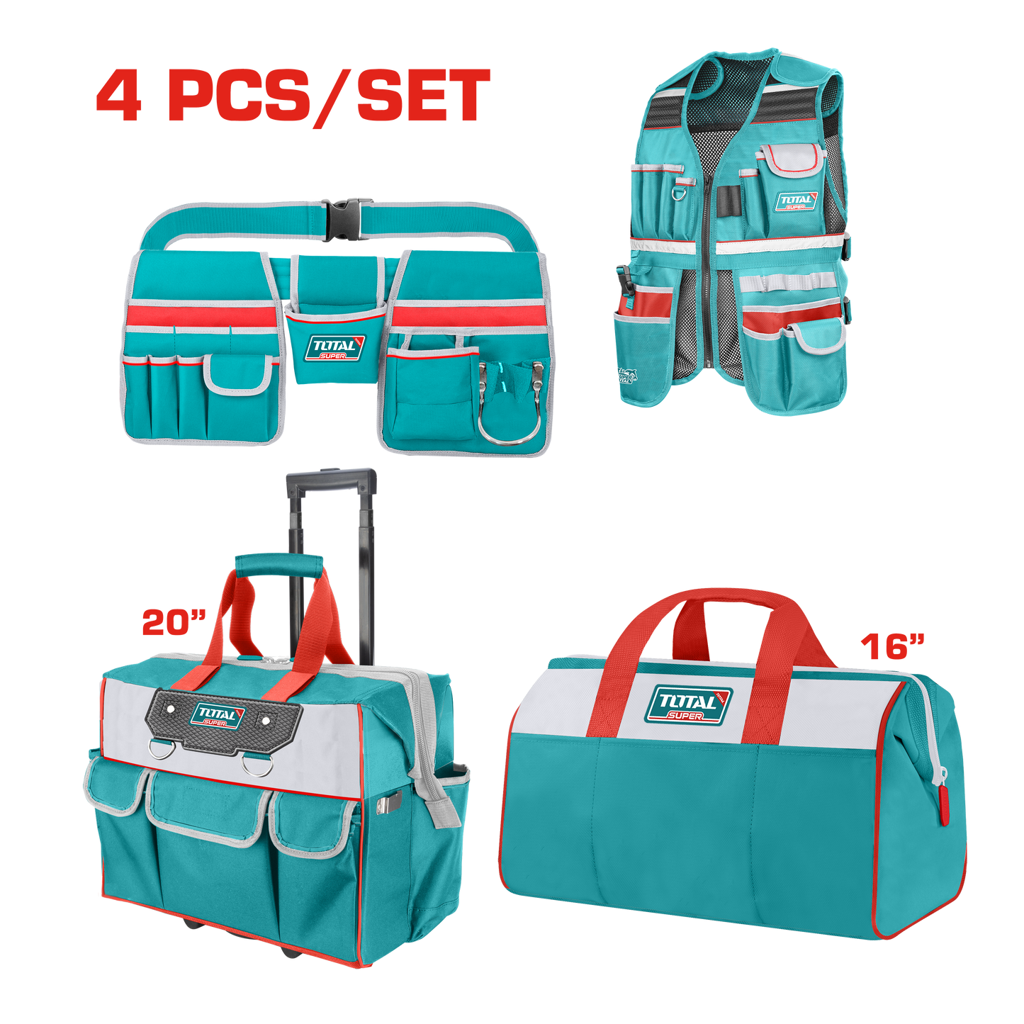 Industrial Tool Storage & Transport Set (4 pieces)
