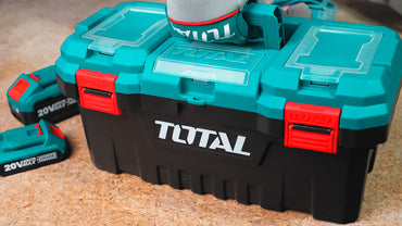 High-Impact Polypropylene Tool Box Storage System 14" + 17" + 20" (3 pieces)