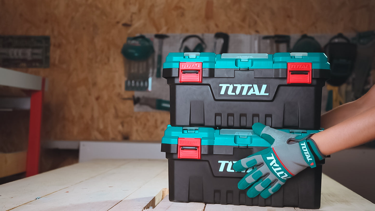 High-Impact Polypropylene Tool Box Storage System 14" + 17" + 20" (3 pieces)