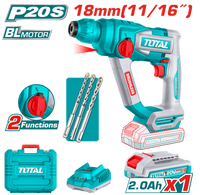 Brushless Cordless Rotary Hammer 18mm(11/16") - SDS Plus - P20S 2.0Ah
