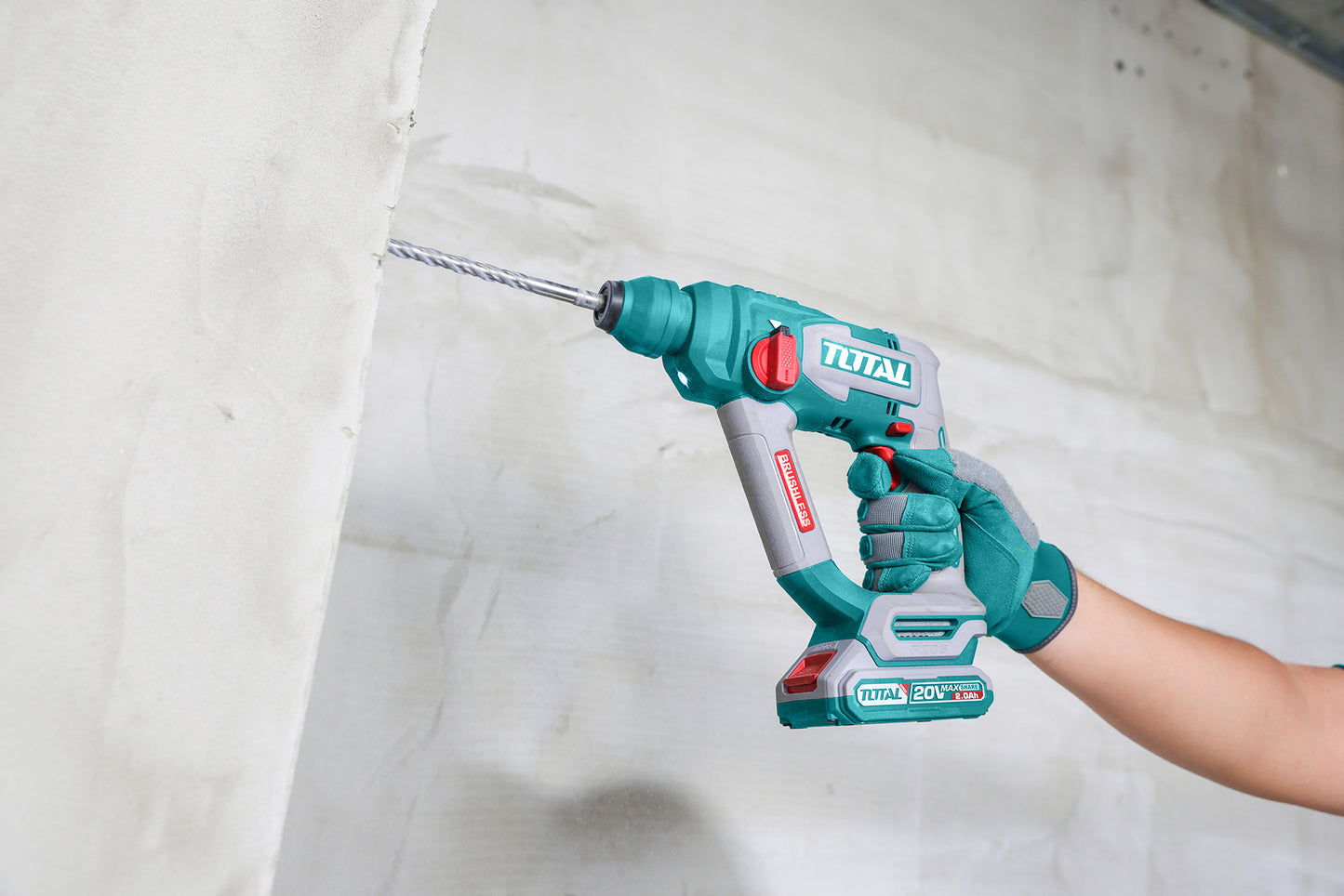 Brushless Cordless Rotary Hammer 18mm(11/16") - SDS Plus - P20S 2.0Ah