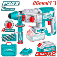 Brushless Cordless Rotary Hammer 26mm(1") - SDS Plus - P20S 4.0Ah