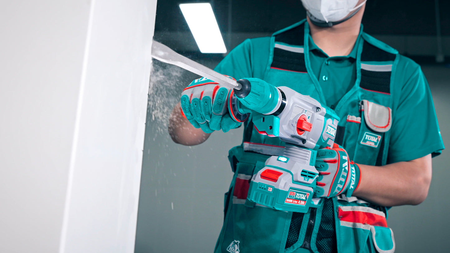 Industrial Brushless Cordless Rotary Hammer Ø26mm(1") - SDS Plus - P20S 4.0Ah