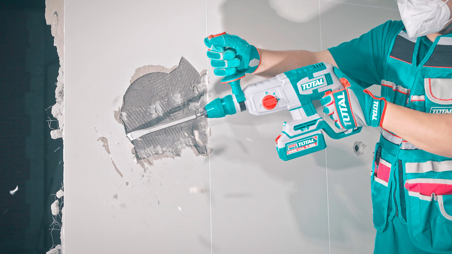 Industrial Brushless Cordless Rotary Hammer Ø26mm(1") - SDS Plus - P20S 4.0Ah
