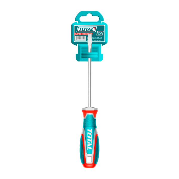 Industrial S2 Steel Heavy-Duty Flathead Screwdriver SL8x200mm