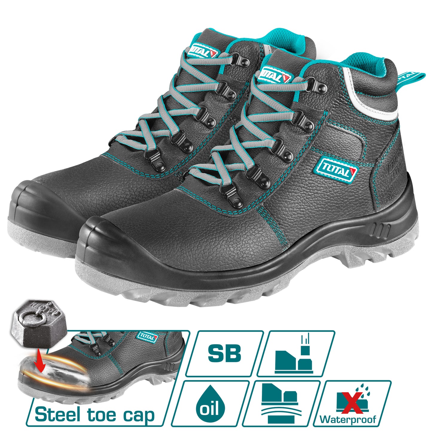 Safety Boots with Steel Toe Cap