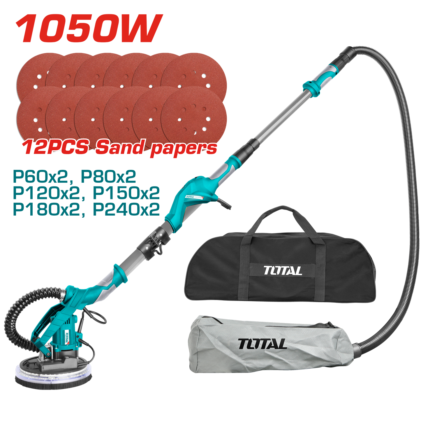 Drywall Sander 1050W with Integrated Work Light