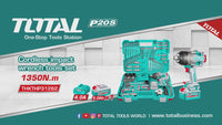 Industrial Fleet Master Station with 20V 3/4" High-Torque Impact Wrench 1350Nm - 1900Nm (126 pieces)