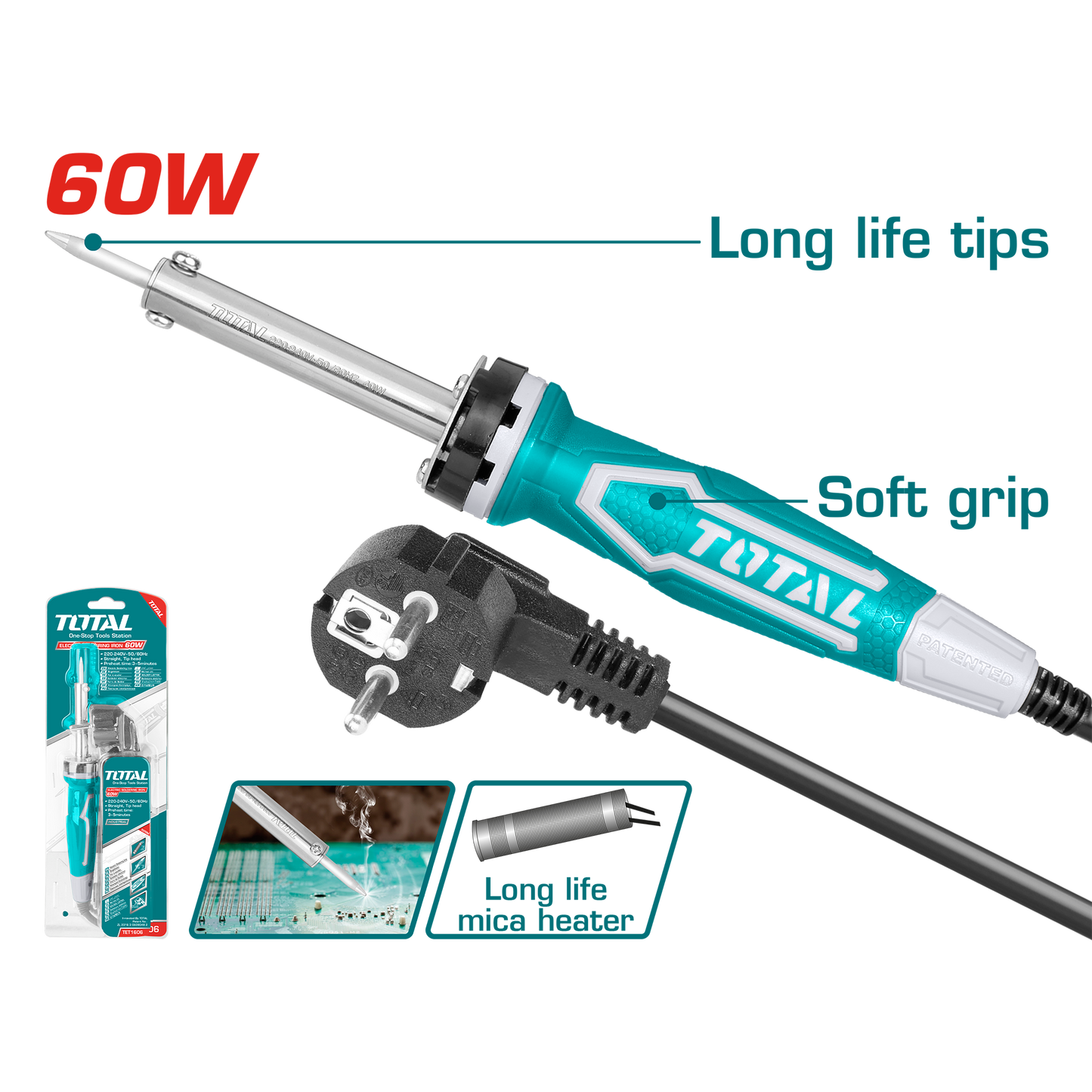 Electric Soldering Iron, 60W