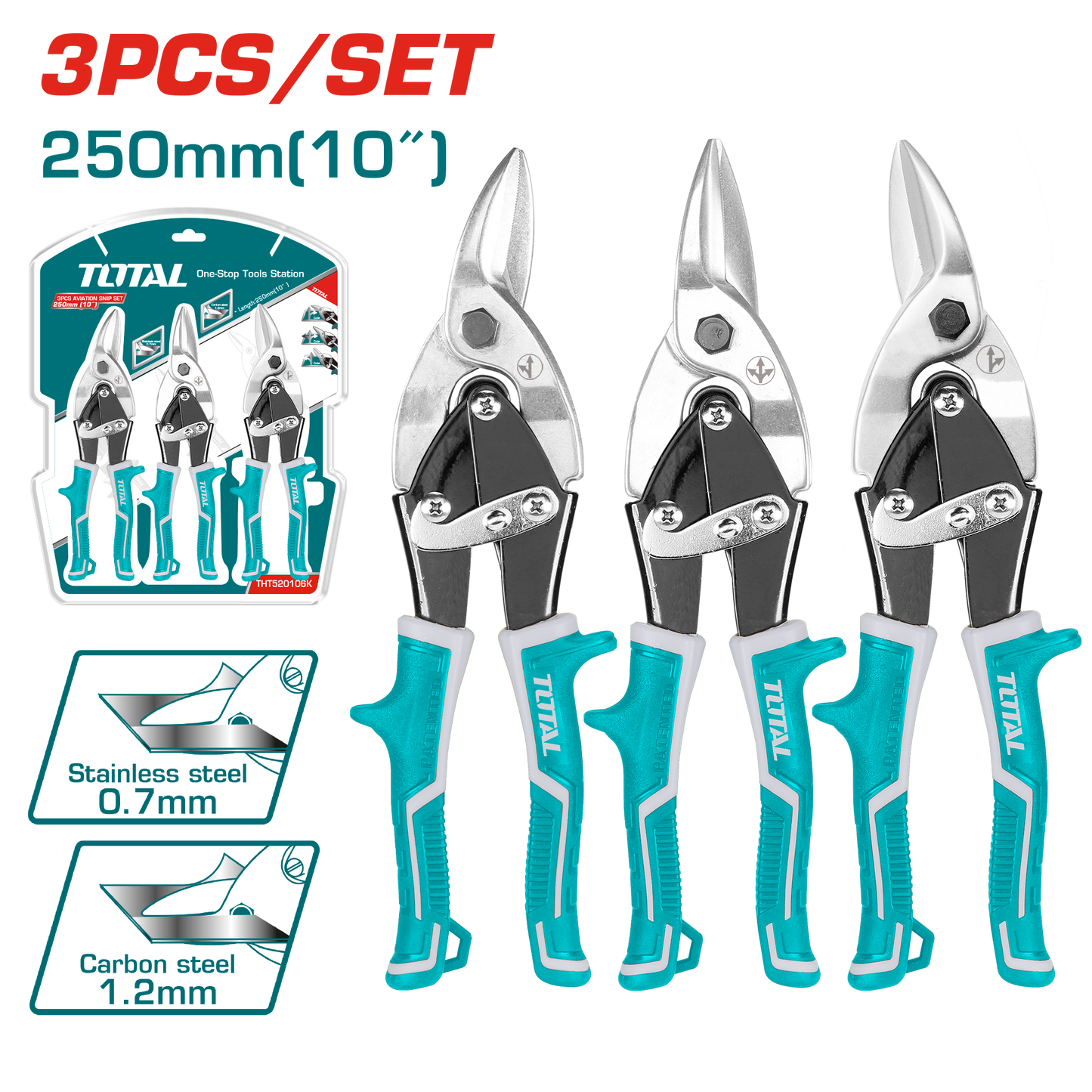 Aviation Snip Set (3pcs Set)