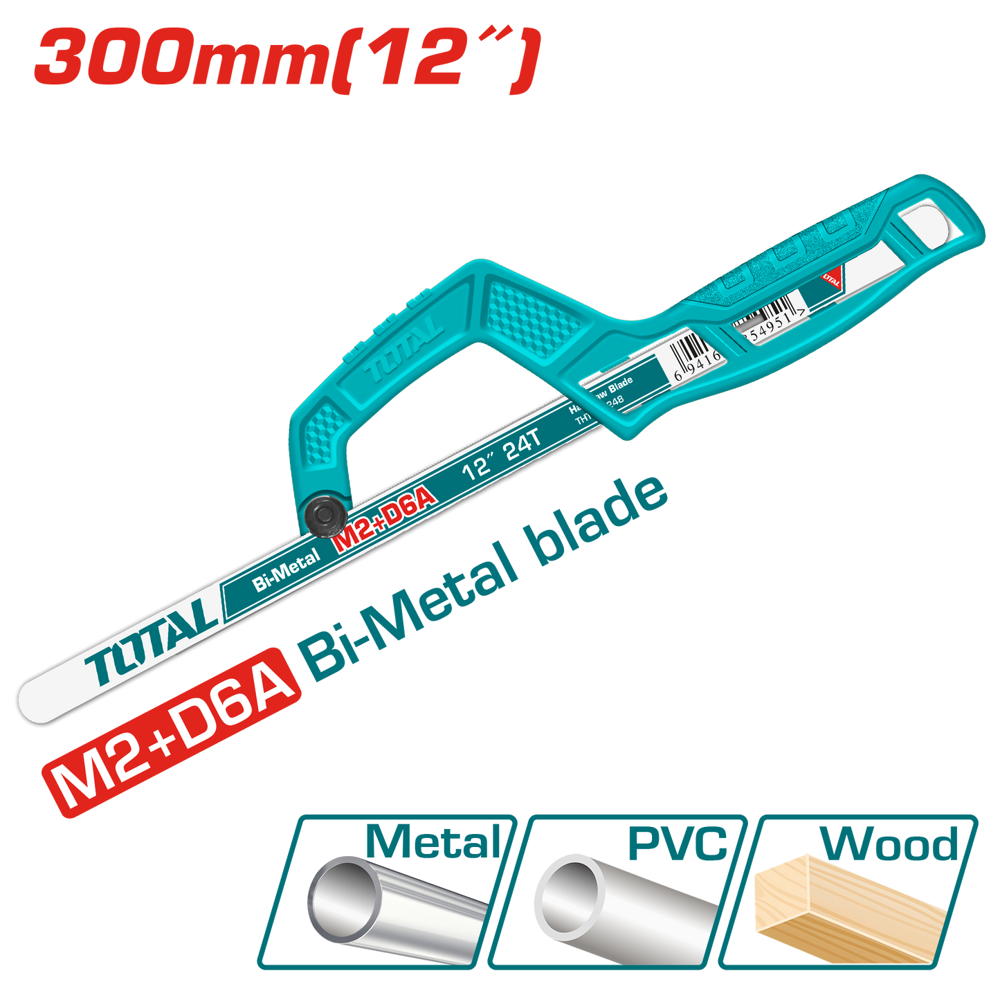 Mini Hacksaw 300mm (12")