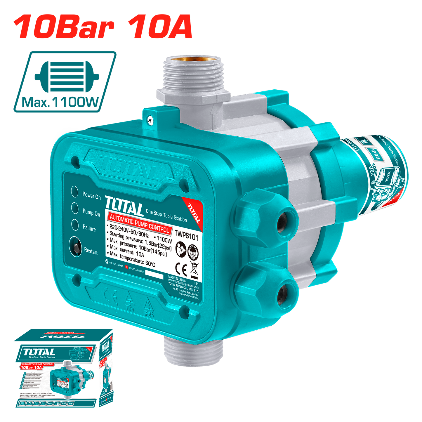 Automatic Pump Control Box, 10Bar Max