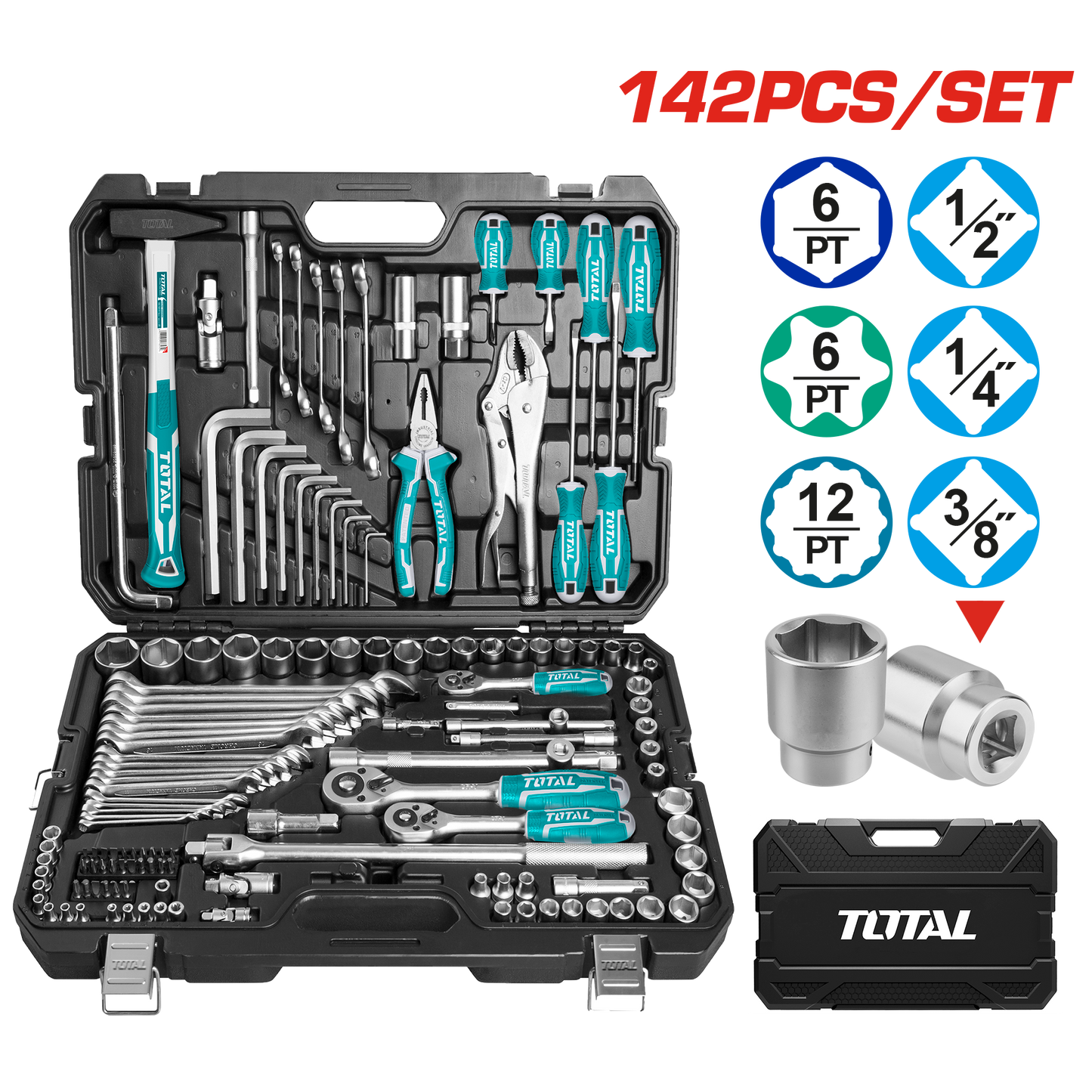 Combination Tools Set (142pcs)