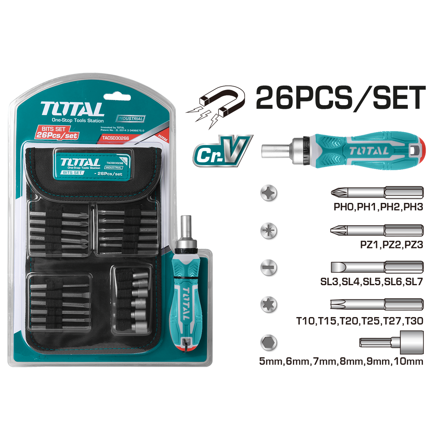 Screwdriver Bit Set (26pcs)