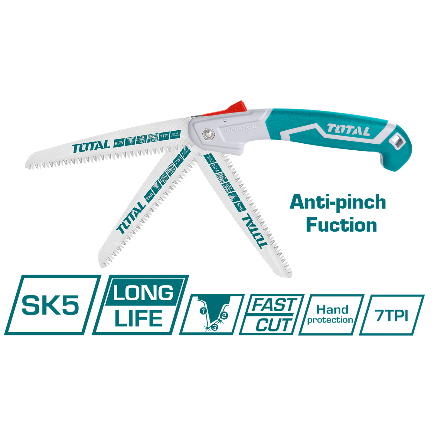 Folding Saw, 7"/180mm